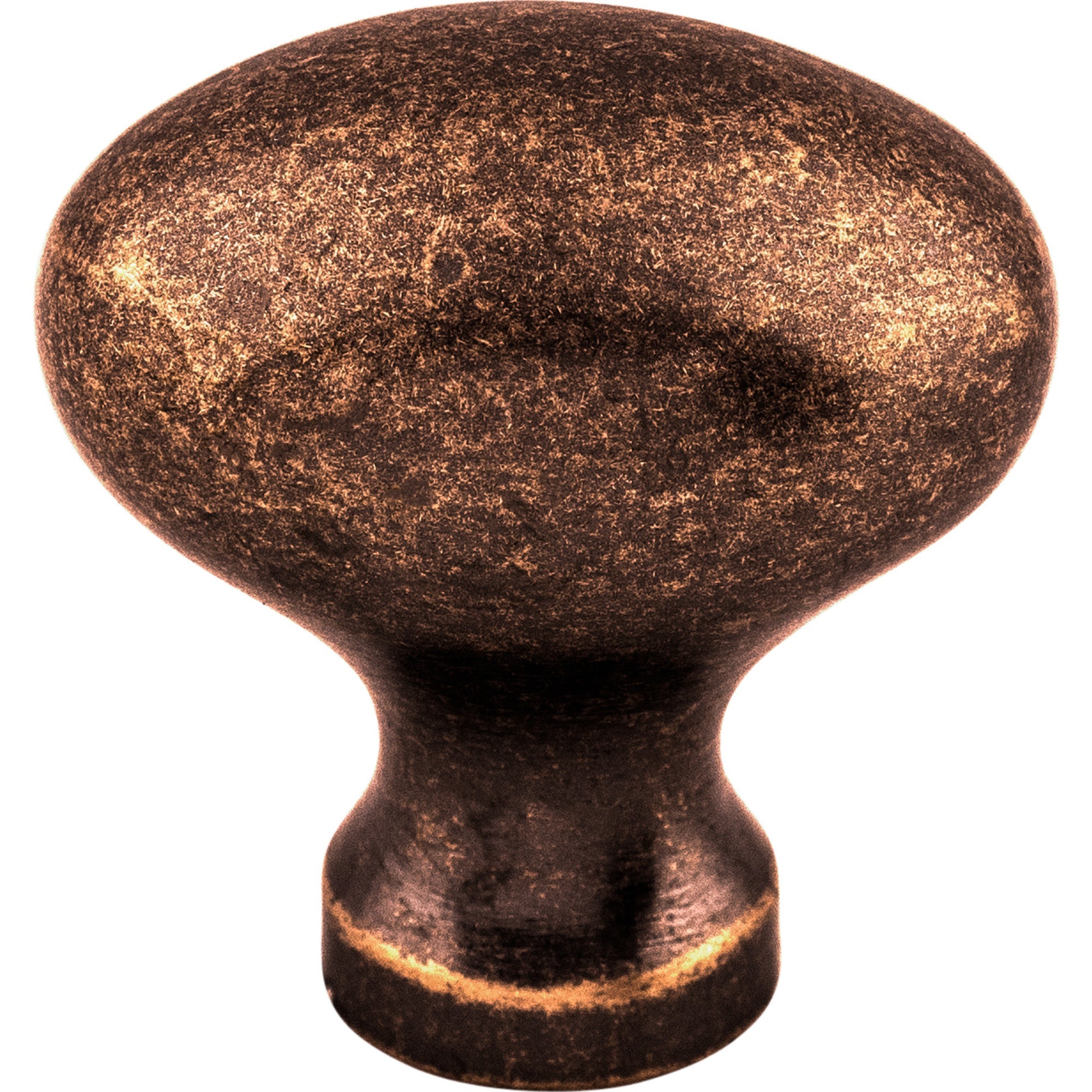 Worldwide Flooring Design Center Egg Knob 1 1/4 Inch Antique Copper Egg Knob 1 1/4 Inch Antique Copper Top Knobs Decorative Hardware