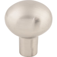 Worldwide Flooring Design Center Aspen II Small Egg Knob 1 3/16 Inch Brushed Satin Nickel Aspen II Small Egg Knob 1 3/16 Inch Brushed Satin Nickel Top Knobs Decorative Hardware