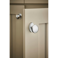 Worldwide Flooring Design Center Aspen II Round Knob 1 1/8 Inch Polished Nickel Aspen II Round Knob 1 1/8 Inch Polished Nickel Top Knobs Decorative Hardware