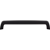 Worldwide Flooring Design Center Tapered Bar Pull 7 9/16 Inch (c-c) Flat Black Tapered Bar Pull 7 9/16 Inch (c-c) Flat Black Top Knobs Decorative Hardware