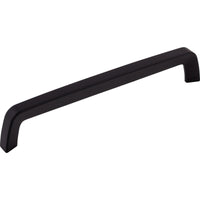 Worldwide Flooring Design Center Tapered Bar Pull 7 9/16 Inch (c-c) Flat Black Tapered Bar Pull 7 9/16 Inch (c-c) Flat Black Top Knobs Decorative Hardware