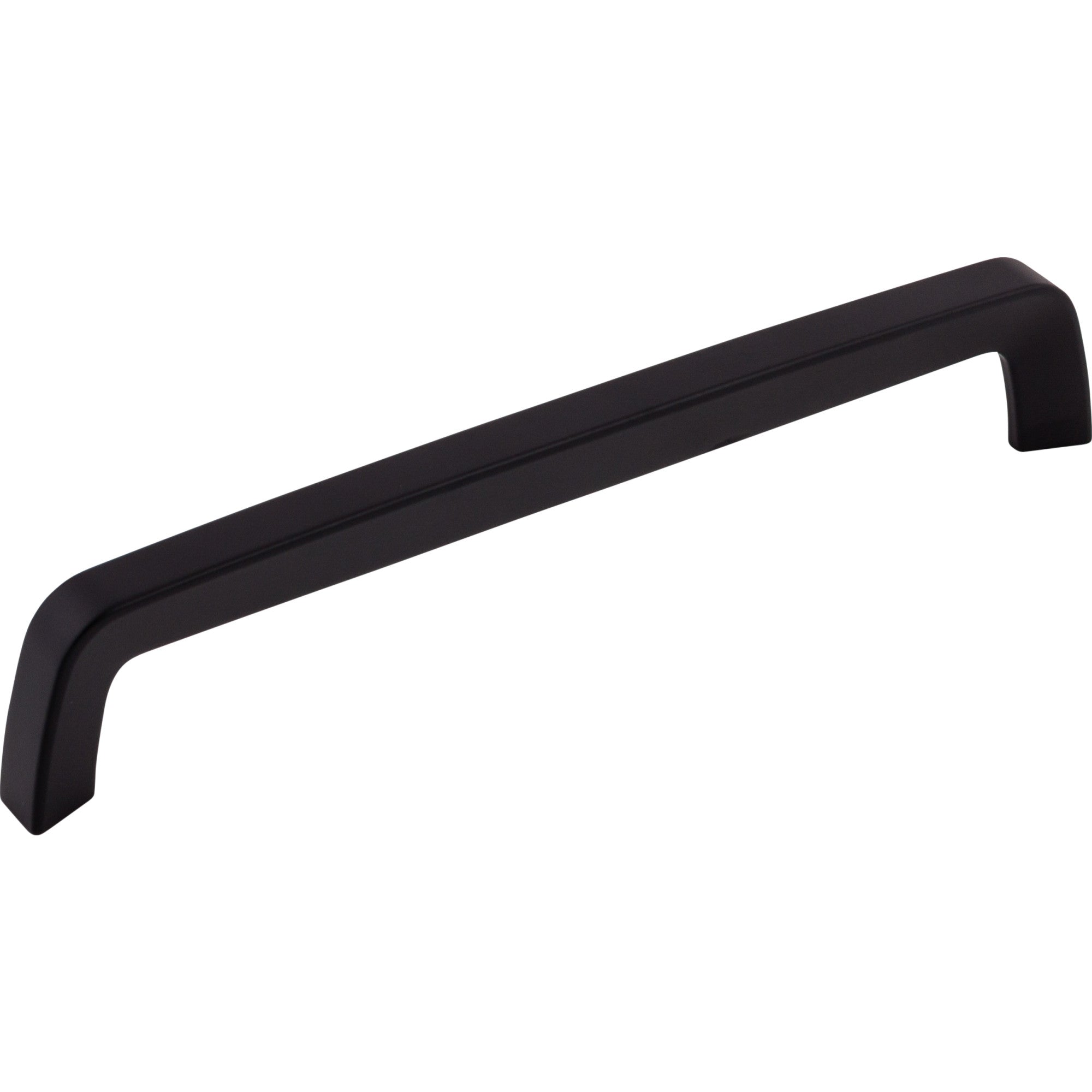 Worldwide Flooring Design Center Tapered Bar Pull 7 9/16 Inch (c-c) Flat Black Tapered Bar Pull 7 9/16 Inch (c-c) Flat Black Top Knobs Decorative Hardware