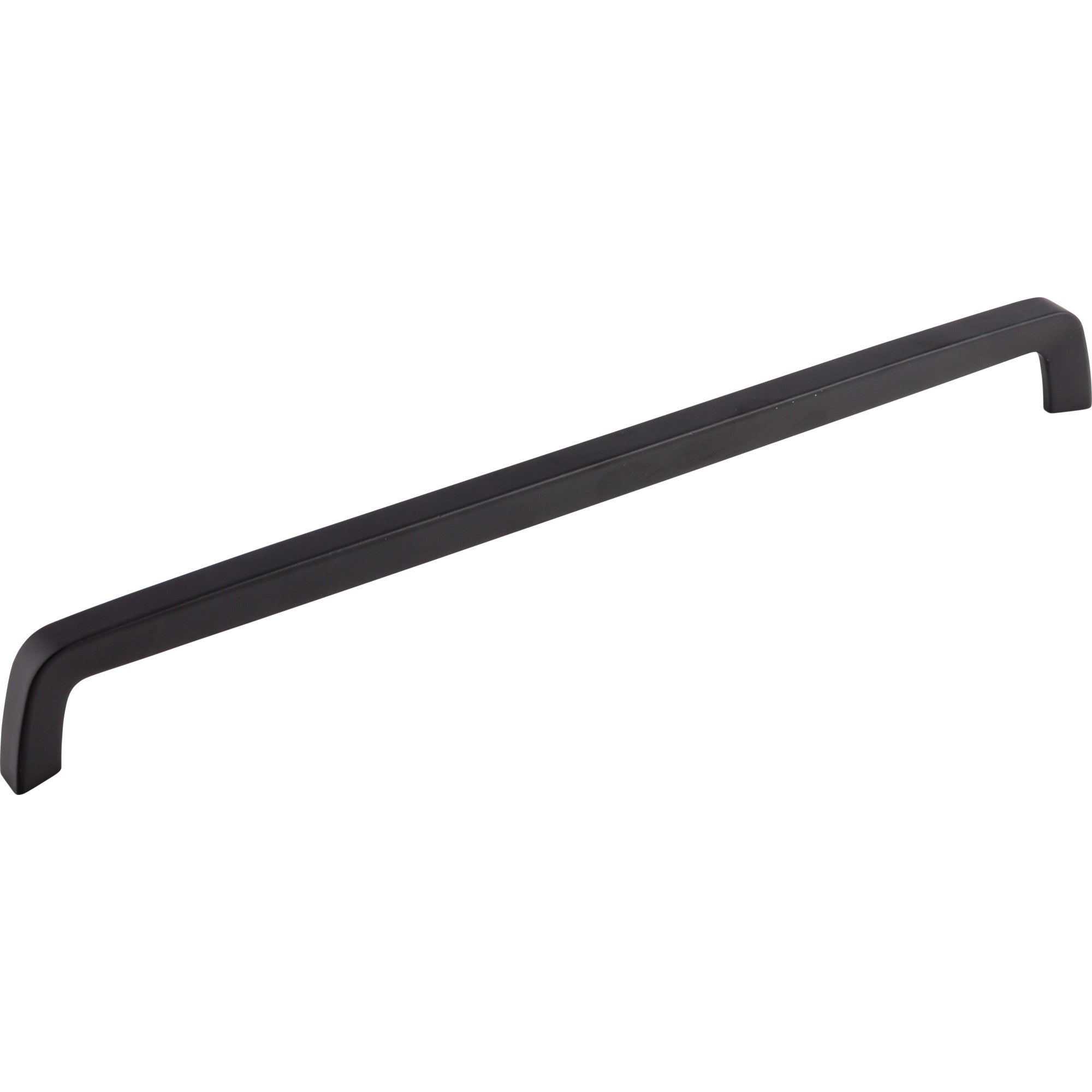 Worldwide Flooring Design Center Tapered Bar Pull 12 5/8 Inch (c-c) Flat Black Tapered Bar Pull 12 5/8 Inch (c-c) Flat Black Top Knobs Decorative Hardware