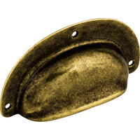Worldwide Flooring Design Center Mayfair Cup Pull 3 3/4 Inch (c-c) German Bronze Mayfair Cup Pull 3 3/4 Inch (c-c) German Bronze Top Knobs Decorative Hardware