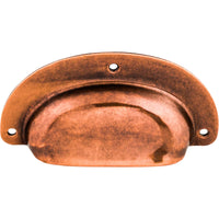 Worldwide Flooring Design Center Mayfair Cup Pull 3 3/4 Inch (c-c) Old English Copper Mayfair Cup Pull 3 3/4 Inch (c-c) Old English Copper Top Knobs Decorative Hardware
