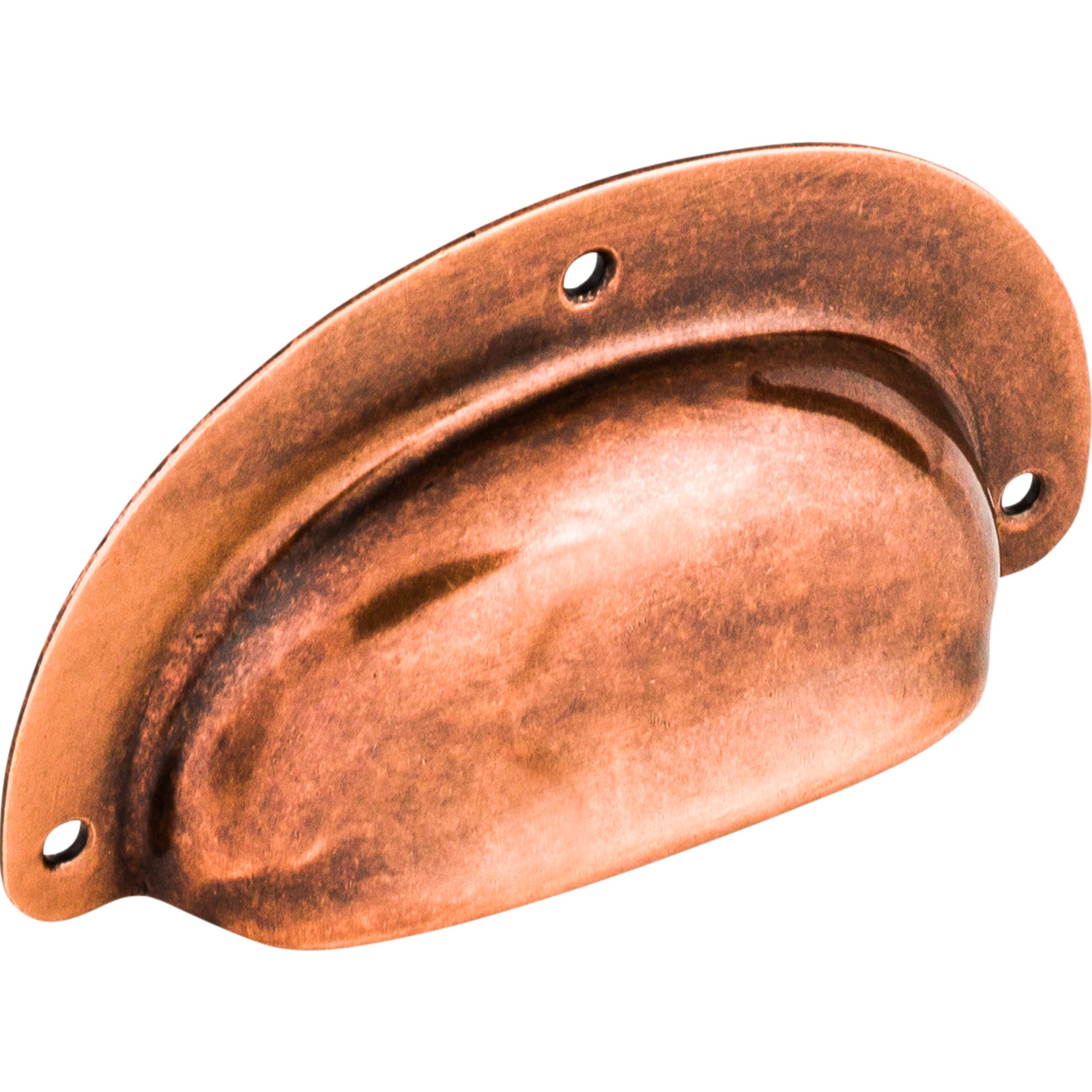 Worldwide Flooring Design Center Mayfair Cup Pull 3 3/4 Inch (c-c) Old English Copper Mayfair Cup Pull 3 3/4 Inch (c-c) Old English Copper Top Knobs Decorative Hardware