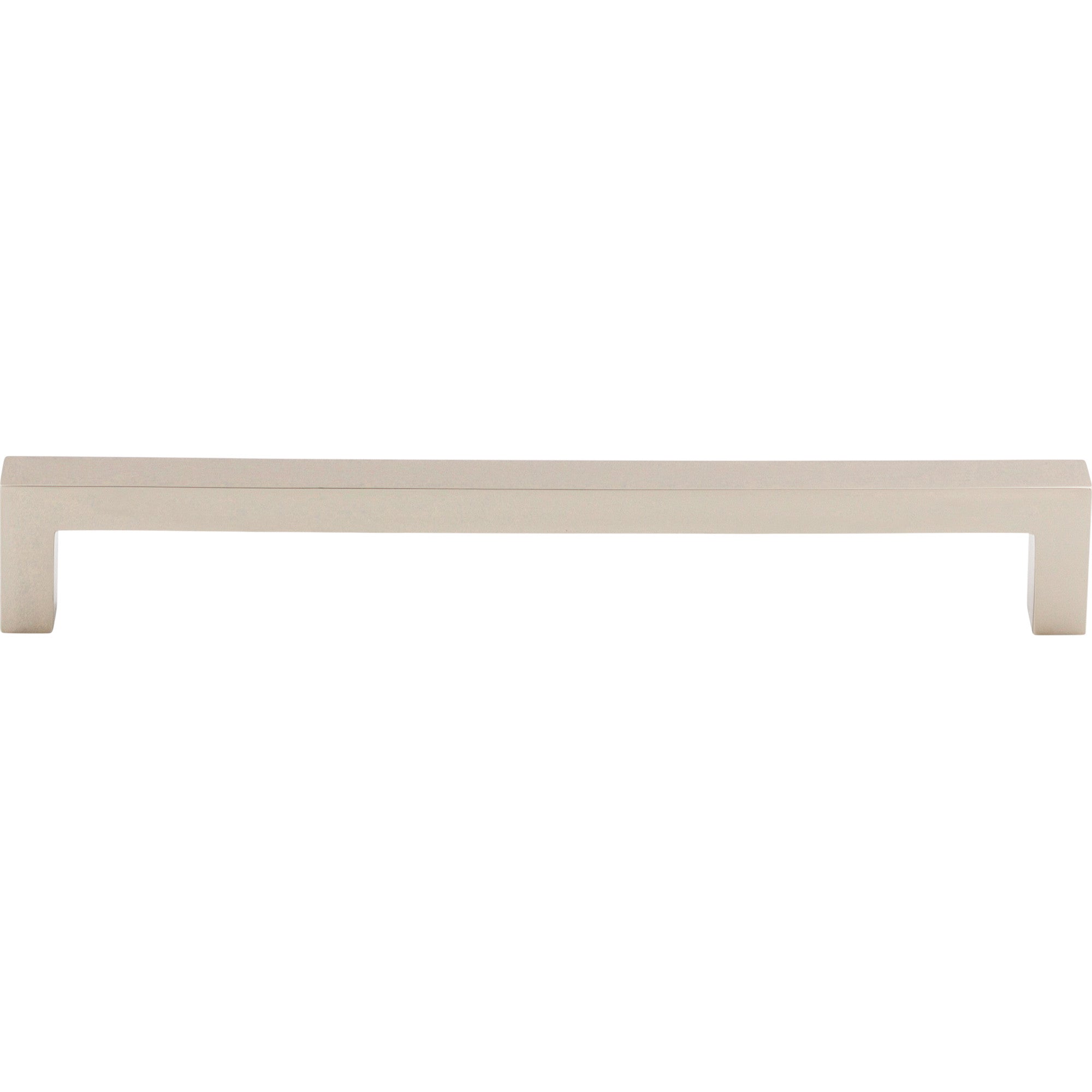 Worldwide Flooring Design Center Square Bar Pull 7 9/16 Inch (c-c) Polished Nickel Square Bar Pull 7 9/16 Inch (c-c) Polished Nickel Top Knobs Decorative Hardware