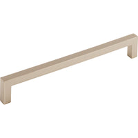 Worldwide Flooring Design Center Square Bar Pull 7 9/16 Inch (c-c) Polished Nickel Square Bar Pull 7 9/16 Inch (c-c) Polished Nickel Top Knobs Decorative Hardware