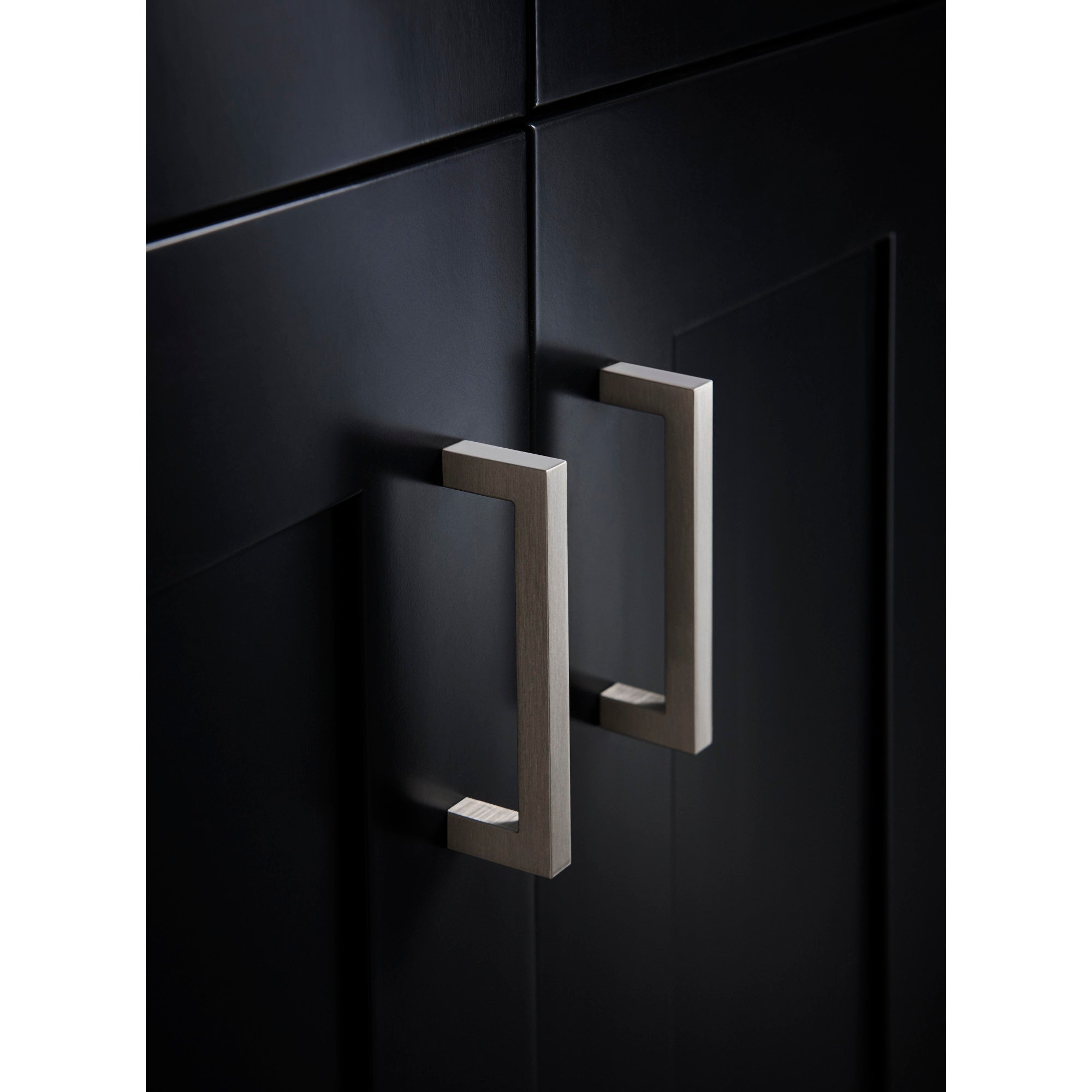 Worldwide Flooring Design Center Square Bar Pull 12 5/8 Inch (c-c) Polished Nickel Square Bar Pull 12 5/8 Inch (c-c) Polished Nickel Top Knobs Decorative Hardware