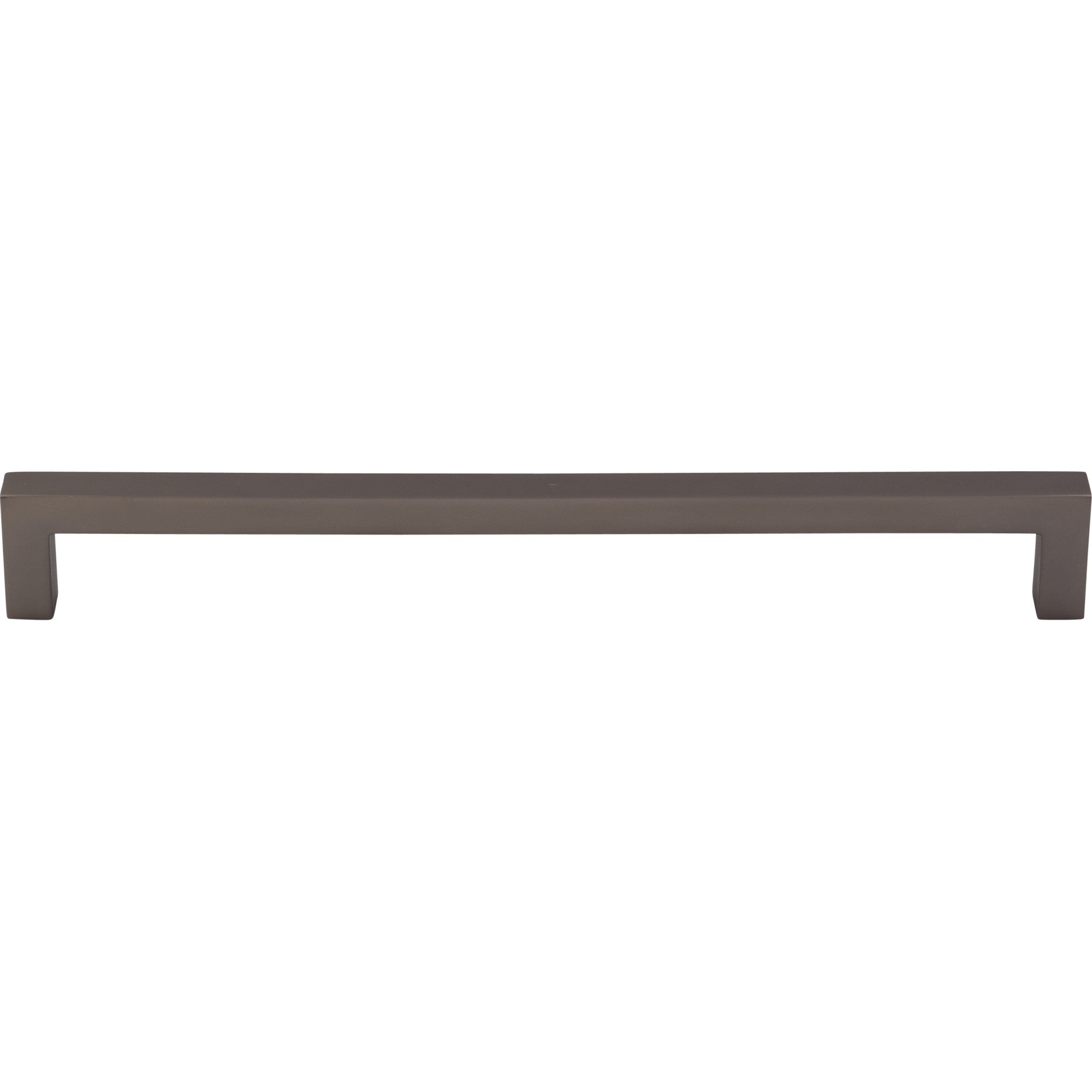 Worldwide Flooring Design Center Square Bar Pull 8 13/16 Inch (c-c) Ash Gray Square Bar Pull 8 13/16 Inch (c-c) Ash Gray Top Knobs Decorative Hardware