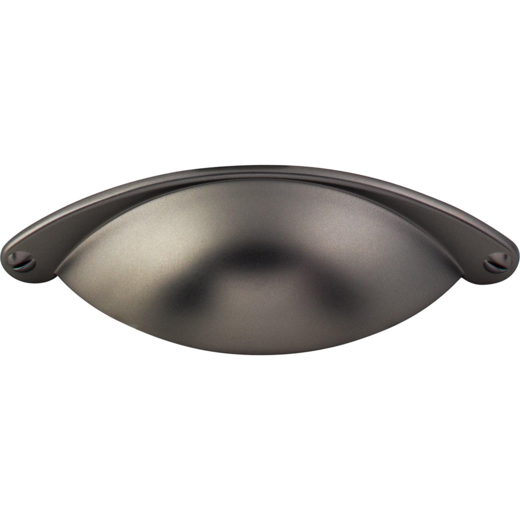 Worldwide Flooring Design Center Arendal Cup Pull 2 1/2 Inch (c-c) Ash Gray Arendal Cup Pull 2 1/2 Inch (c-c) Ash Gray Top Knobs Decorative Hardware