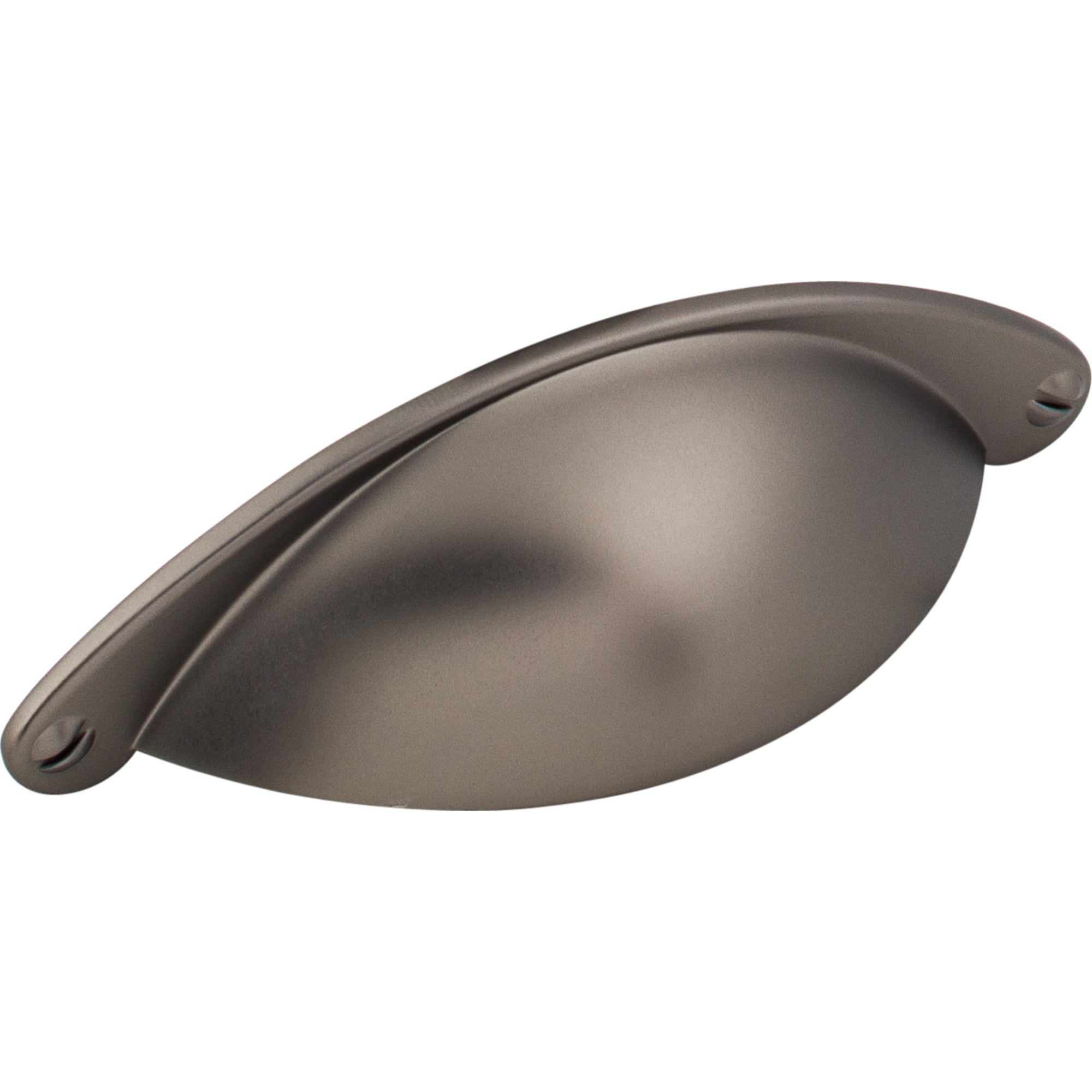 Worldwide Flooring Design Center Arendal Cup Pull 2 1/2 Inch (c-c) Ash Gray Arendal Cup Pull 2 1/2 Inch (c-c) Ash Gray Top Knobs Decorative Hardware