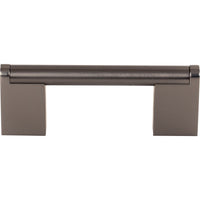 Worldwide Flooring Design Center Princetonian Bar Pull 3 Inch (c-c) Ash Gray Princetonian Bar Pull 3 Inch (c-c) Ash Gray Top Knobs Decorative Hardware