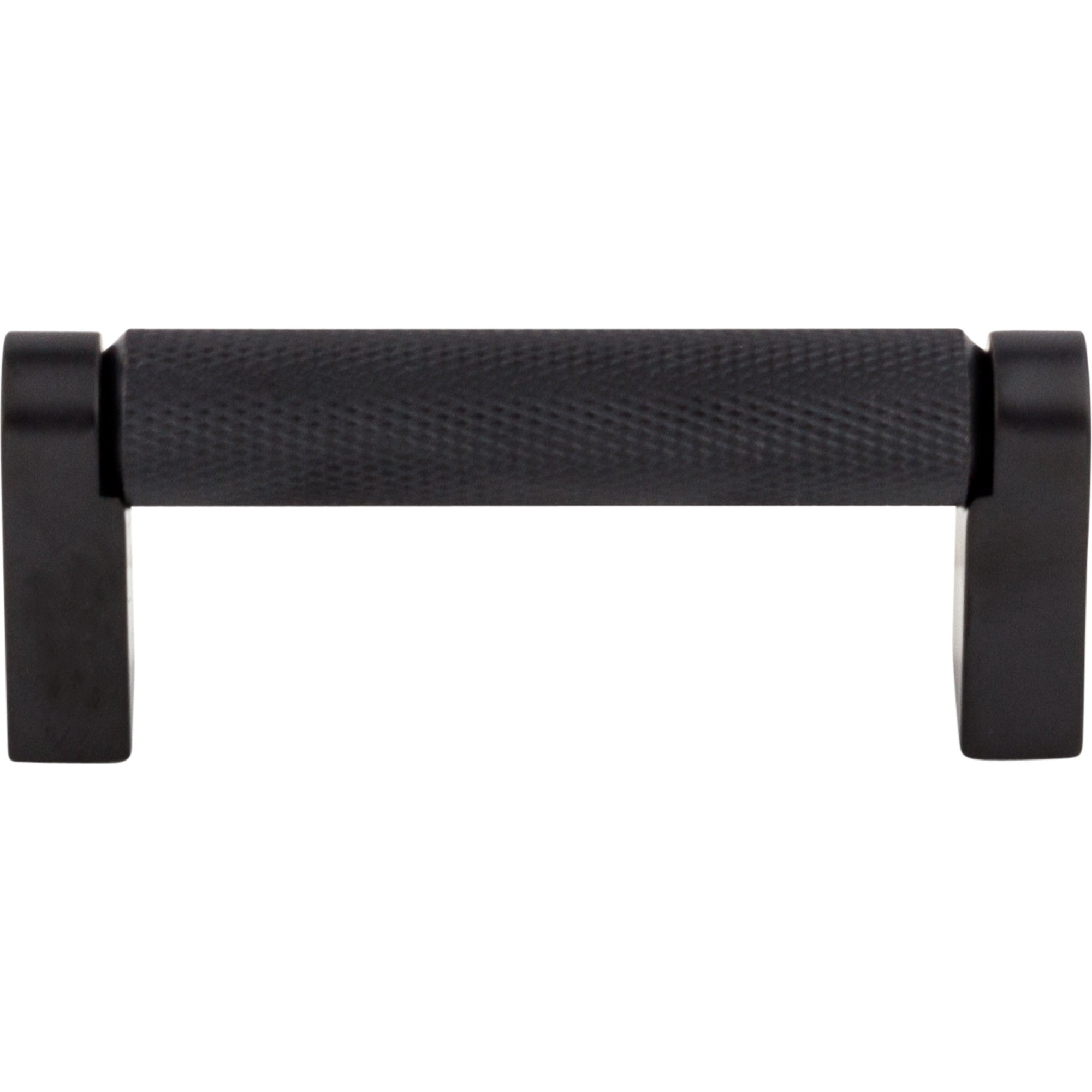 Worldwide Flooring Design Center Amwell Bar Pull 3 Inch (c-c) Flat Black Amwell Bar Pull 3 Inch (c-c) Flat Black Top Knobs Decorative Hardware