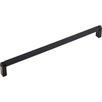 Worldwide Flooring Design Center Amwell Bar Pull 15 Inch (c-c) Flat Black Amwell Bar Pull 15 Inch (c-c) Flat Black Top Knobs Decorative Hardware