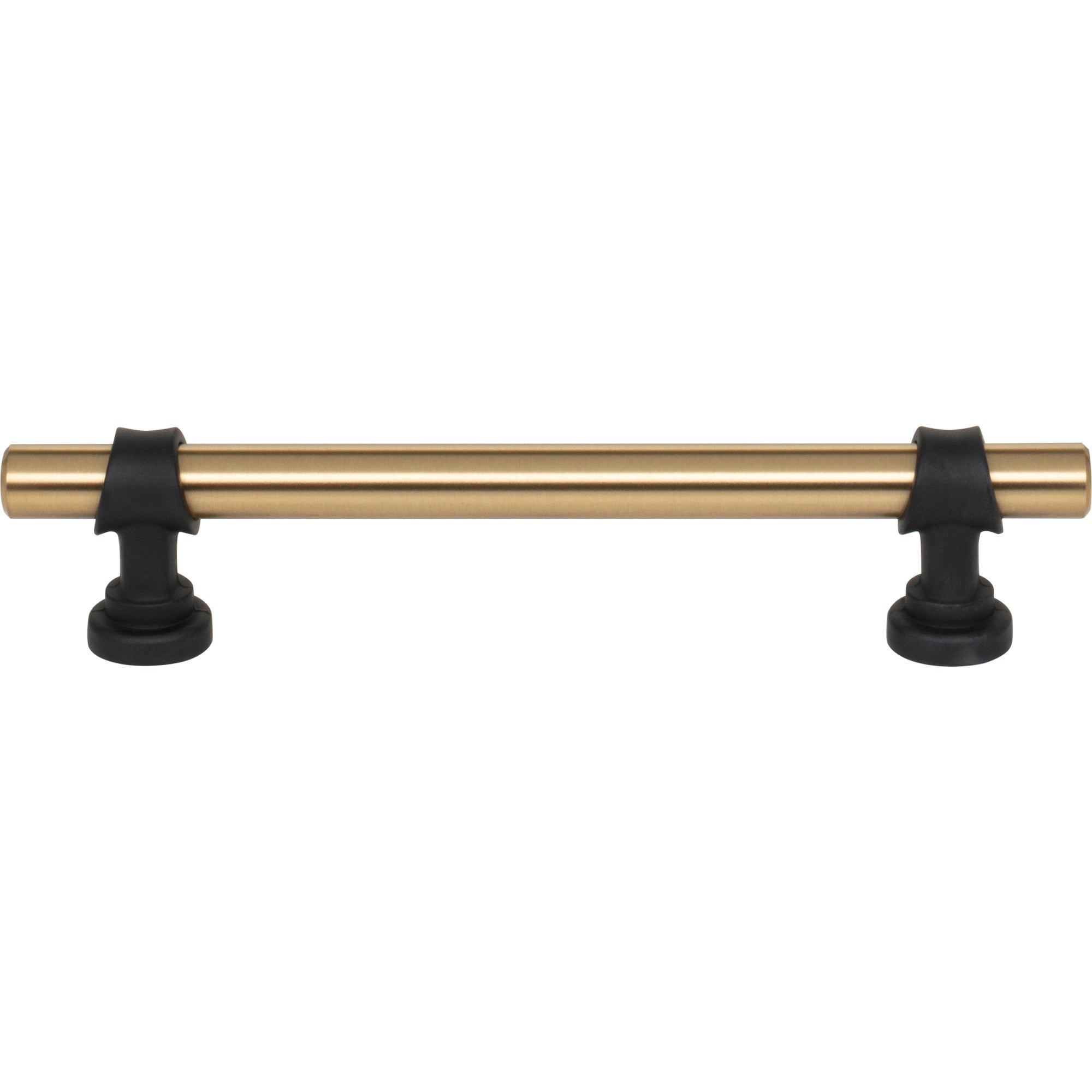 Worldwide Flooring Design Center Bit Pull 5 1/16 Inch (c-c) Honey Bronze and Flat Black Bit Pull 5 1/16 Inch (c-c) Honey Bronze and Flat Black Top Knobs Decorative Hardware