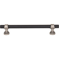 Worldwide Flooring Design Center Bit Pull 6 5/16 Inch (c-c) Flat Black and Pewter Antique Bit Pull 6 5/16 Inch (c-c) Flat Black and Pewter Antique Top Knobs Decorative Hardware