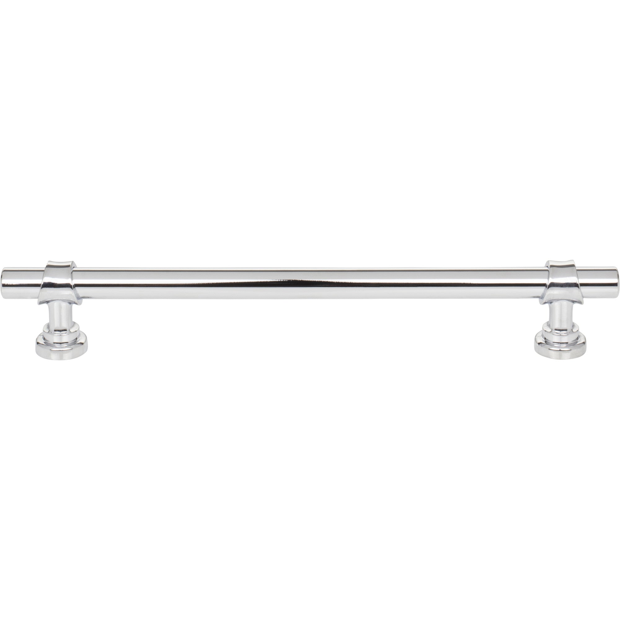 Worldwide Flooring Design Center Bit Pull 7 9/16 Inch (c-c) Polished Chrome Bit Pull 7 9/16 Inch (c-c) Polished Chrome Top Knobs Decorative Hardware