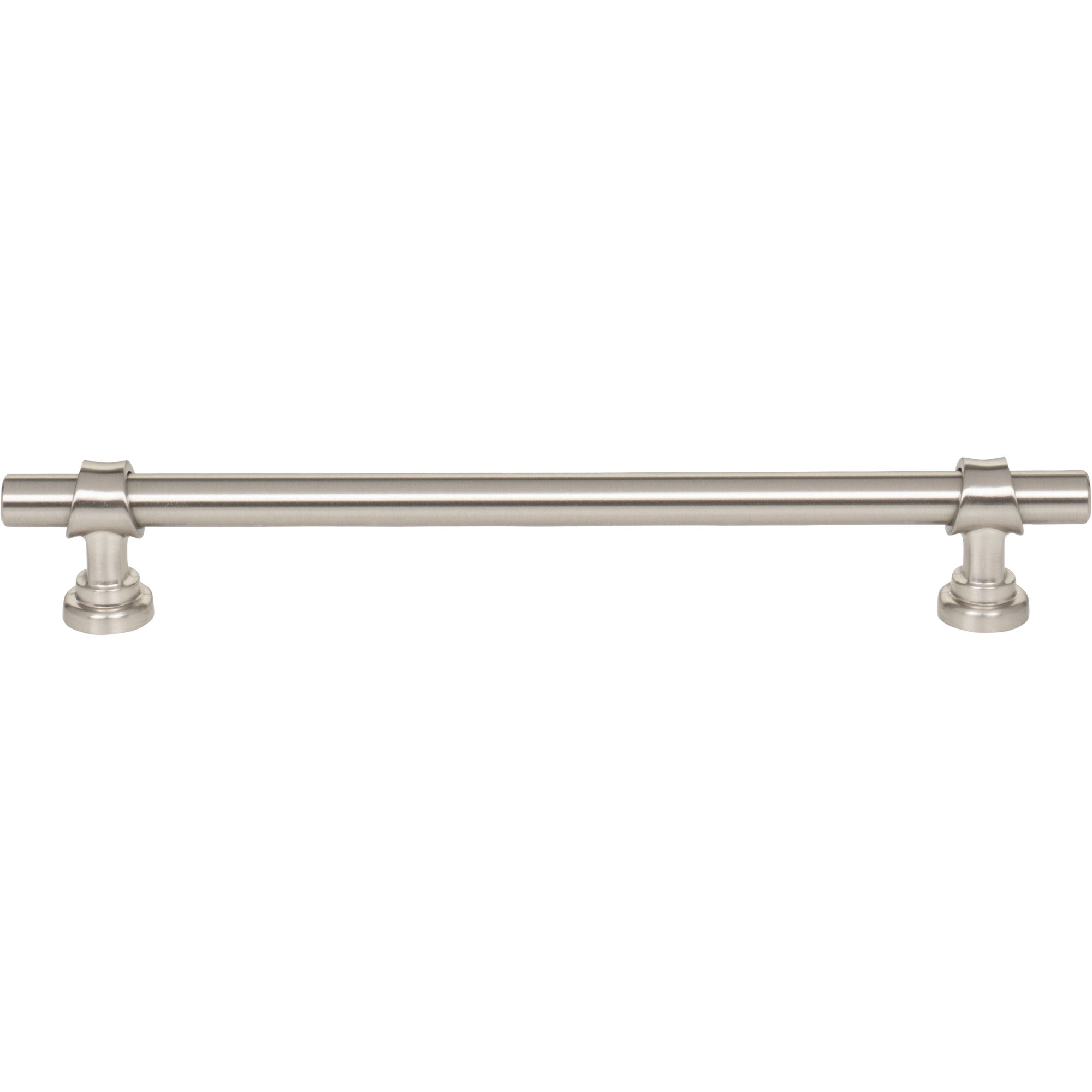 Worldwide Flooring Design Center Bit Pull 7 9/16 Inch (c-c) Brushed Satin Nickel Bit Pull 7 9/16 Inch (c-c) Brushed Satin Nickel Top Knobs Decorative Hardware