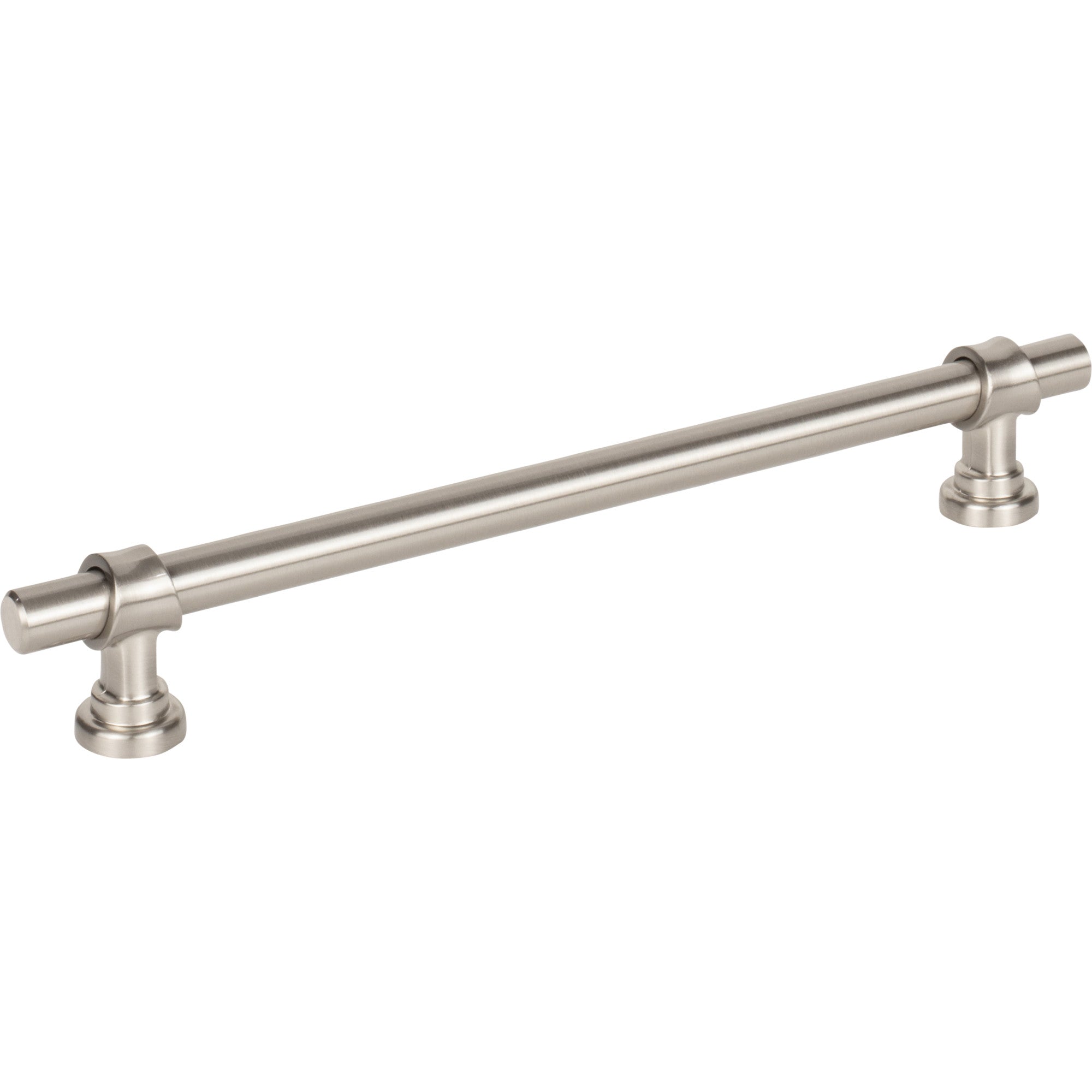 Worldwide Flooring Design Center Bit Pull 7 9/16 Inch (c-c) Brushed Satin Nickel Bit Pull 7 9/16 Inch (c-c) Brushed Satin Nickel Top Knobs Decorative Hardware