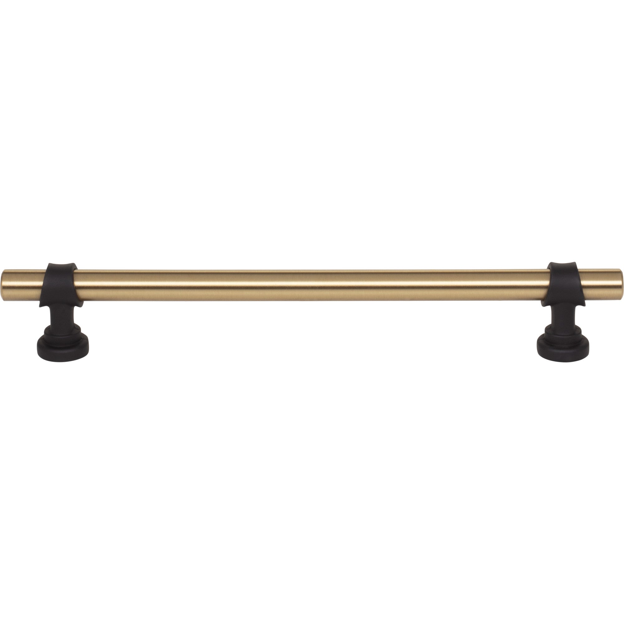 Worldwide Flooring Design Center Bit Pull 7 9/16 Inch (c-c) Honey Bronze and Flat Black Bit Pull 7 9/16 Inch (c-c) Honey Bronze and Flat Black Top Knobs Decorative Hardware