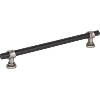 Worldwide Flooring Design Center Bit Pull 7 9/16 Inch (c-c) Flat Black and Pewter Antique Bit Pull 7 9/16 Inch (c-c) Flat Black and Pewter Antique Top Knobs Decorative Hardware