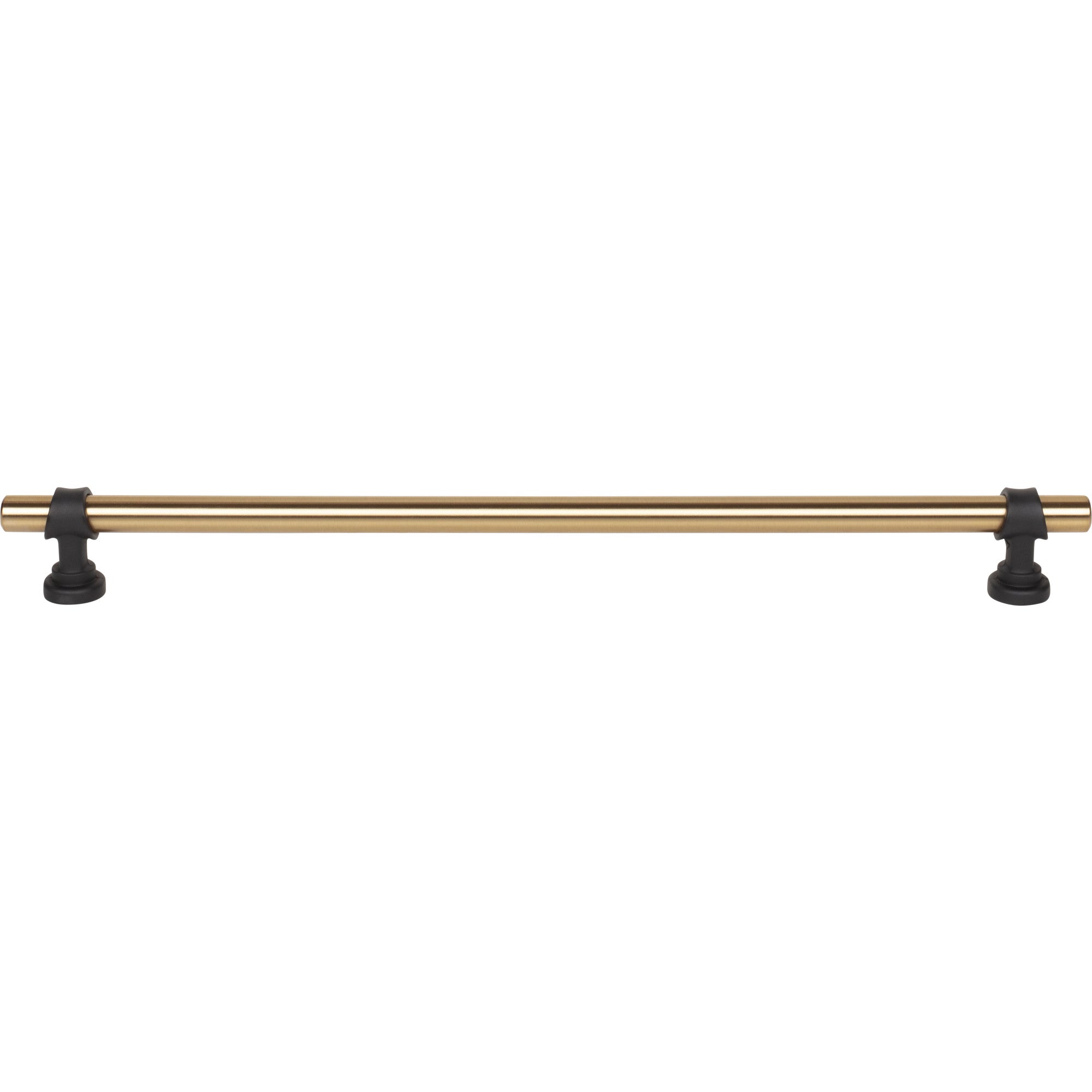Worldwide Flooring Design Center Bit Pull 12 Inch (c-c) Honey Bronze and Flat Black Bit Pull 12 Inch (c-c) Honey Bronze and Flat Black Top Knobs Decorative Hardware