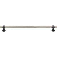 Worldwide Flooring Design Center Bit Pull 12 Inch (c-c) Pewter Antique and Flat Black Bit Pull 12 Inch (c-c) Pewter Antique and Flat Black Top Knobs Decorative Hardware