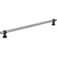 Worldwide Flooring Design Center Bit Pull 12 Inch (c-c) Pewter Antique and Flat Black Bit Pull 12 Inch (c-c) Pewter Antique and Flat Black Top Knobs Decorative Hardware