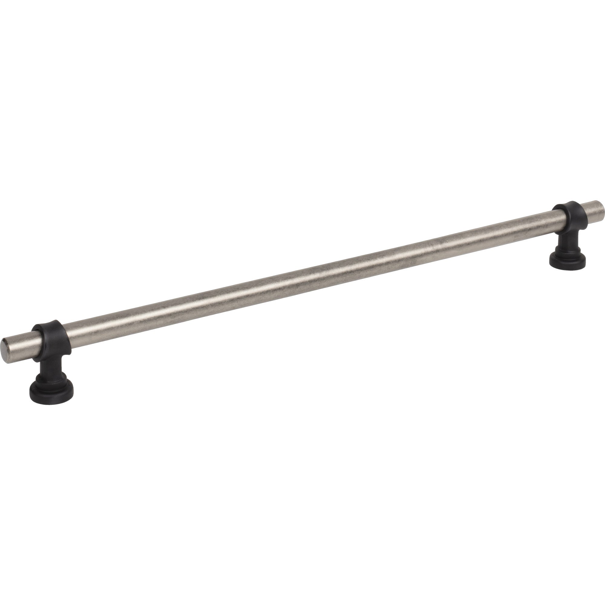 Worldwide Flooring Design Center Bit Pull 12 Inch (c-c) Pewter Antique and Flat Black Bit Pull 12 Inch (c-c) Pewter Antique and Flat Black Top Knobs Decorative Hardware