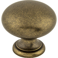 Worldwide Flooring Design Center Mushroom Knob 1 1/4 Inch German Bronze Mushroom Knob 1 1/4 Inch German Bronze Top Knobs Decorative Hardware