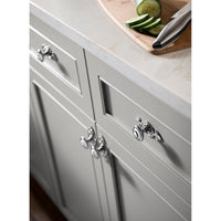 Worldwide Flooring Design Center Canterbury Knob 1 1/4 Inch w/Backplate Dark Antique Brass Canterbury Knob 1 1/4 Inch w/Backplate Dark Antique Brass Top Knobs Decorative Hardware