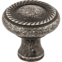 Worldwide Flooring Design Center Swirl Cut Knob 1 1/4 Inch Black Iron Swirl Cut Knob 1 1/4 Inch Black Iron Top Knobs Decorative Hardware
