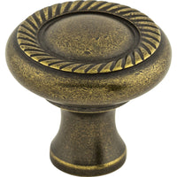 Worldwide Flooring Design Center Swirl Cut Knob 1 1/4 Inch German Bronze Swirl Cut Knob 1 1/4 Inch German Bronze Top Knobs Decorative Hardware
