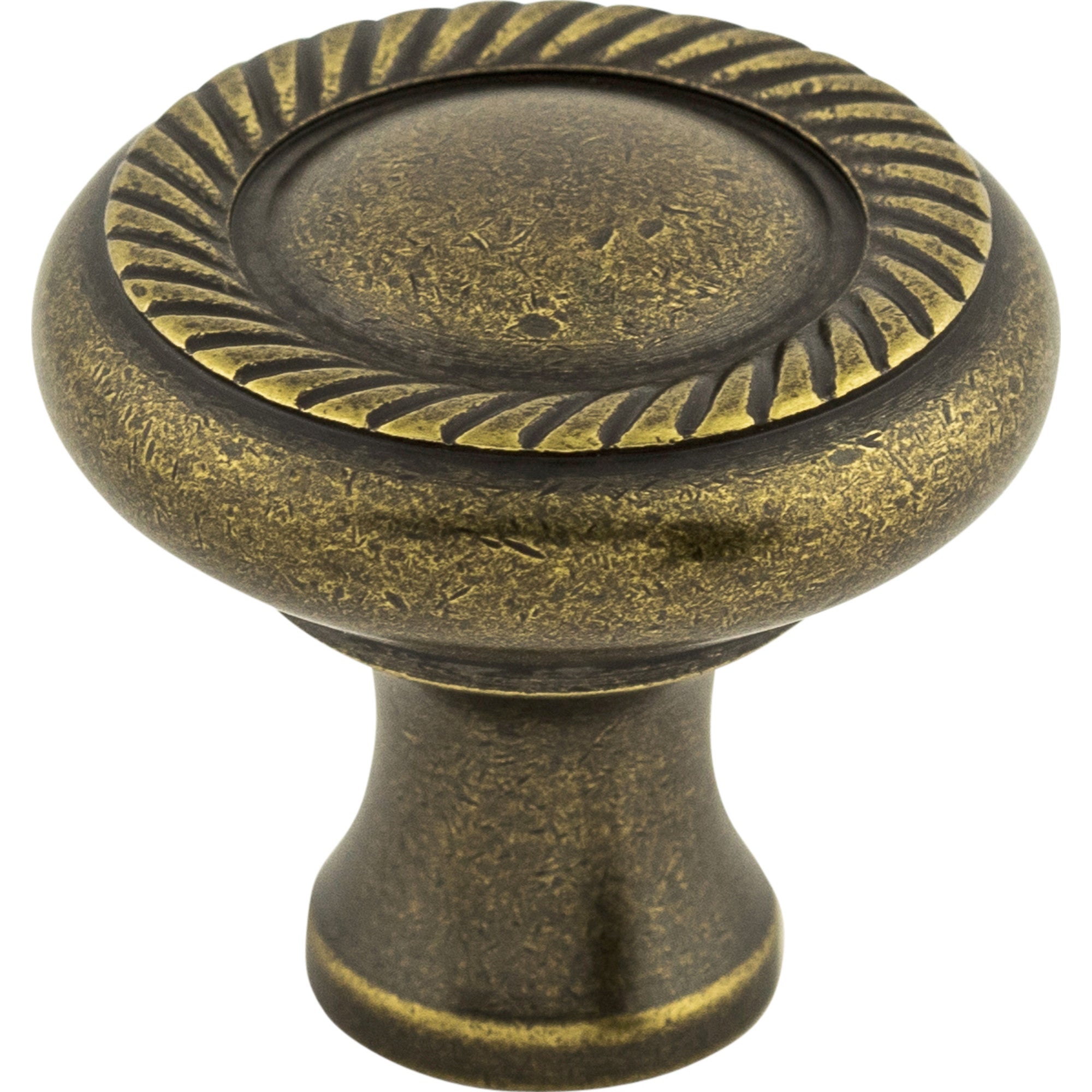 Worldwide Flooring Design Center Swirl Cut Knob 1 1/4 Inch German Bronze Swirl Cut Knob 1 1/4 Inch German Bronze Top Knobs Decorative Hardware