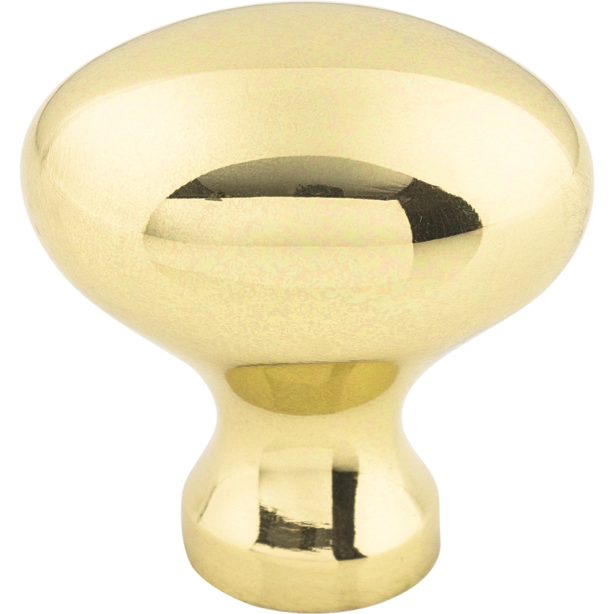 Worldwide Flooring Design Center Egg Knob 1 1/4 Inch Polished Brass Egg Knob 1 1/4 Inch Polished Brass Top Knobs Decorative Hardware