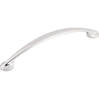Worldwide Flooring Design Center Mandal Pull 5 1/16 Inch (c-c) Polished Chrome Mandal Pull 5 1/16 Inch (c-c) Polished Chrome Top Knobs Decorative Hardware