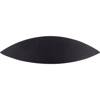 Worldwide Flooring Design Center Eyebrow Cup Pull 2 1/2 Inch (c-c) Flat Black Eyebrow Cup Pull 2 1/2 Inch (c-c) Flat Black Top Knobs Decorative Hardware
