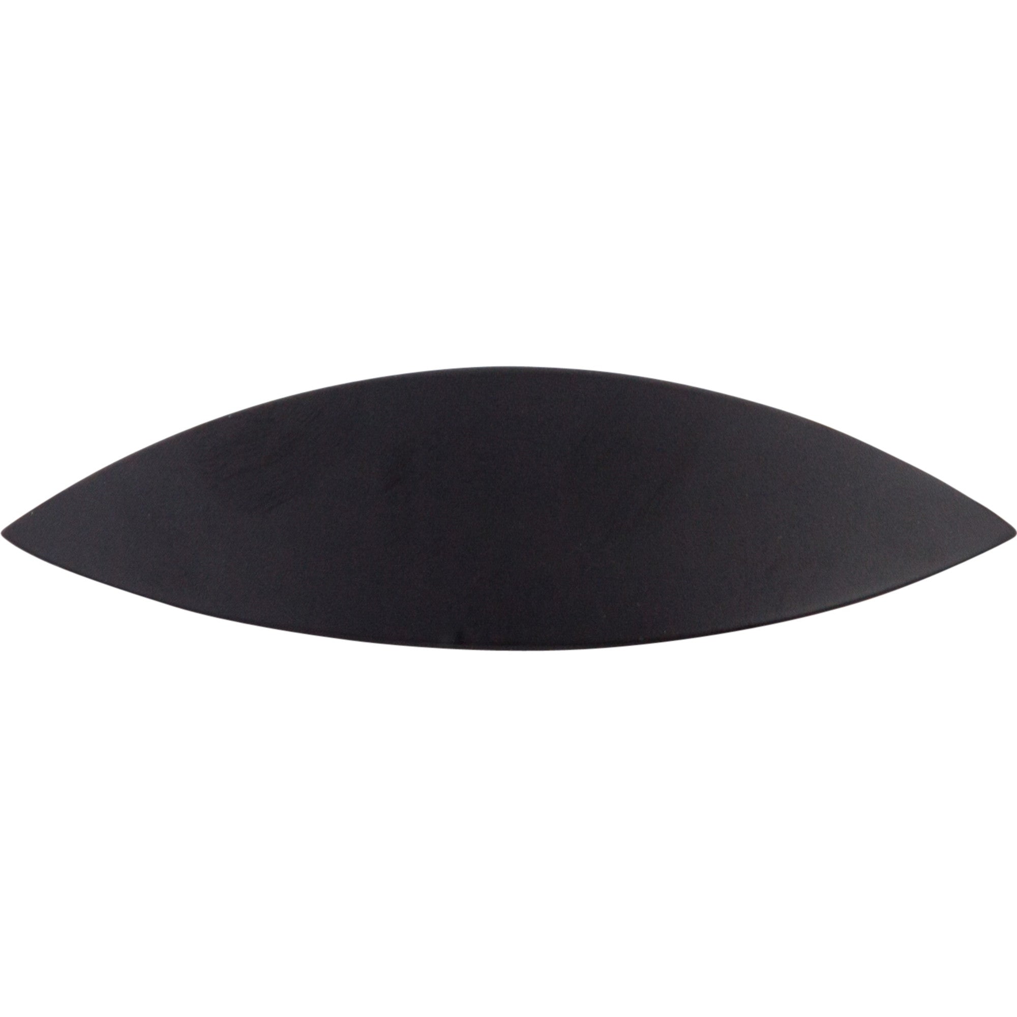 Worldwide Flooring Design Center Eyebrow Cup Pull 2 1/2 Inch (c-c) Flat Black Eyebrow Cup Pull 2 1/2 Inch (c-c) Flat Black Top Knobs Decorative Hardware