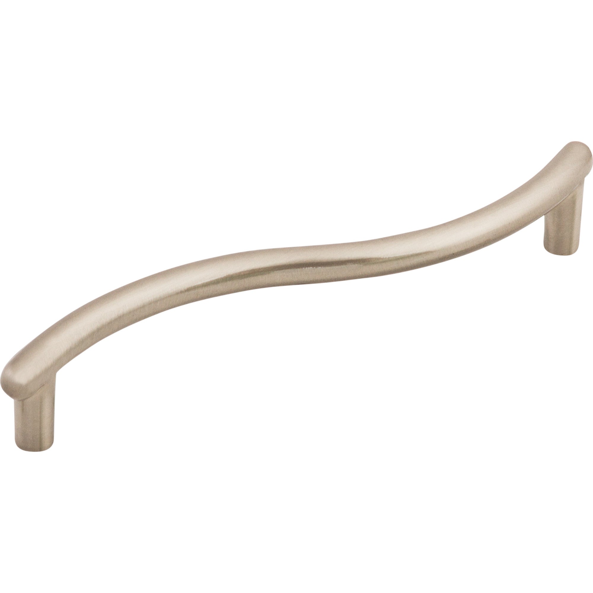 Worldwide Flooring Design Center Spiral Pull 5 1/16 Inch (c-c) Brushed Satin Nickel Spiral Pull 5 1/16 Inch (c-c) Brushed Satin Nickel Top Knobs Decorative Hardware