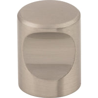 Worldwide Flooring Design Center Nouveau Indent Knob 3/4 Inch Brushed Satin Nickel Nouveau Indent Knob 3/4 Inch Brushed Satin Nickel Top Knobs Decorative Hardware