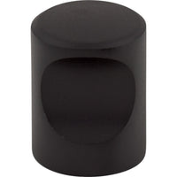 Worldwide Flooring Design Center Nouveau Indent Knob 3/4 Inch Flat Black Nouveau Indent Knob 3/4 Inch Flat Black Top Knobs Decorative Hardware