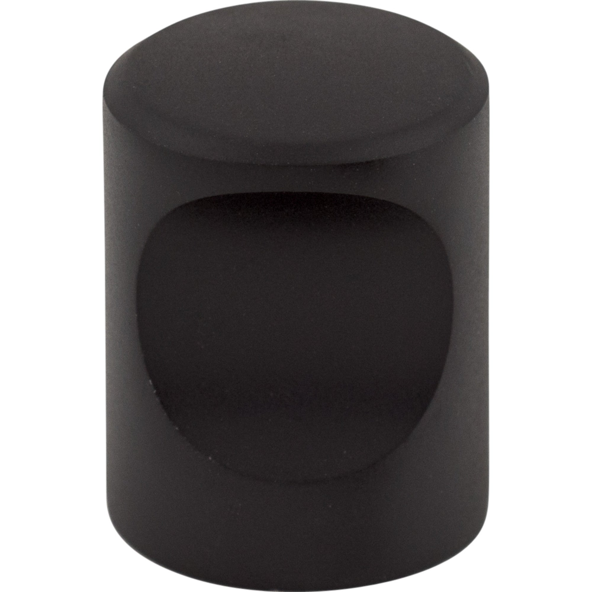 Worldwide Flooring Design Center Nouveau Indent Knob 3/4 Inch Flat Black Nouveau Indent Knob 3/4 Inch Flat Black Top Knobs Decorative Hardware