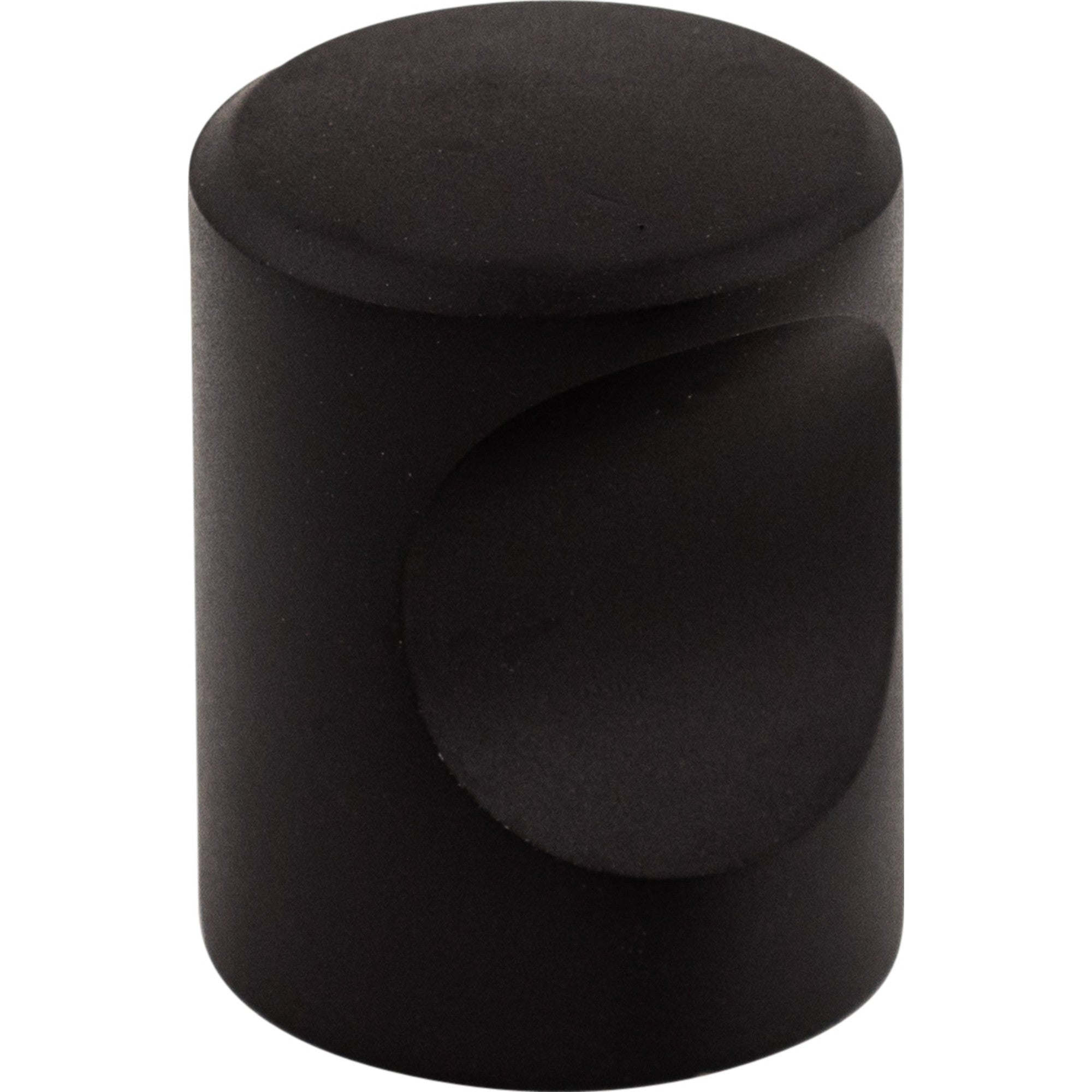 Worldwide Flooring Design Center Nouveau Indent Knob 3/4 Inch Flat Black Nouveau Indent Knob 3/4 Inch Flat Black Top Knobs Decorative Hardware