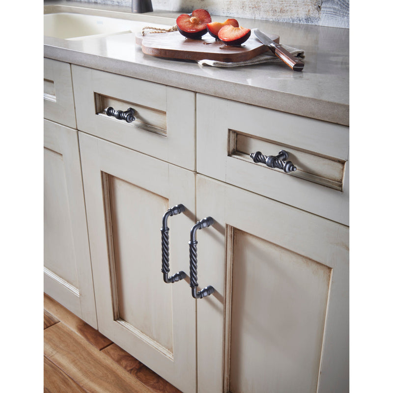 Worldwide Flooring Design Center T-Shaped Twist Knob 3 5/8 Inch Patina Black T-Shaped Twist Knob 3 5/8 Inch Patina Black Top Knobs Decorative Hardware