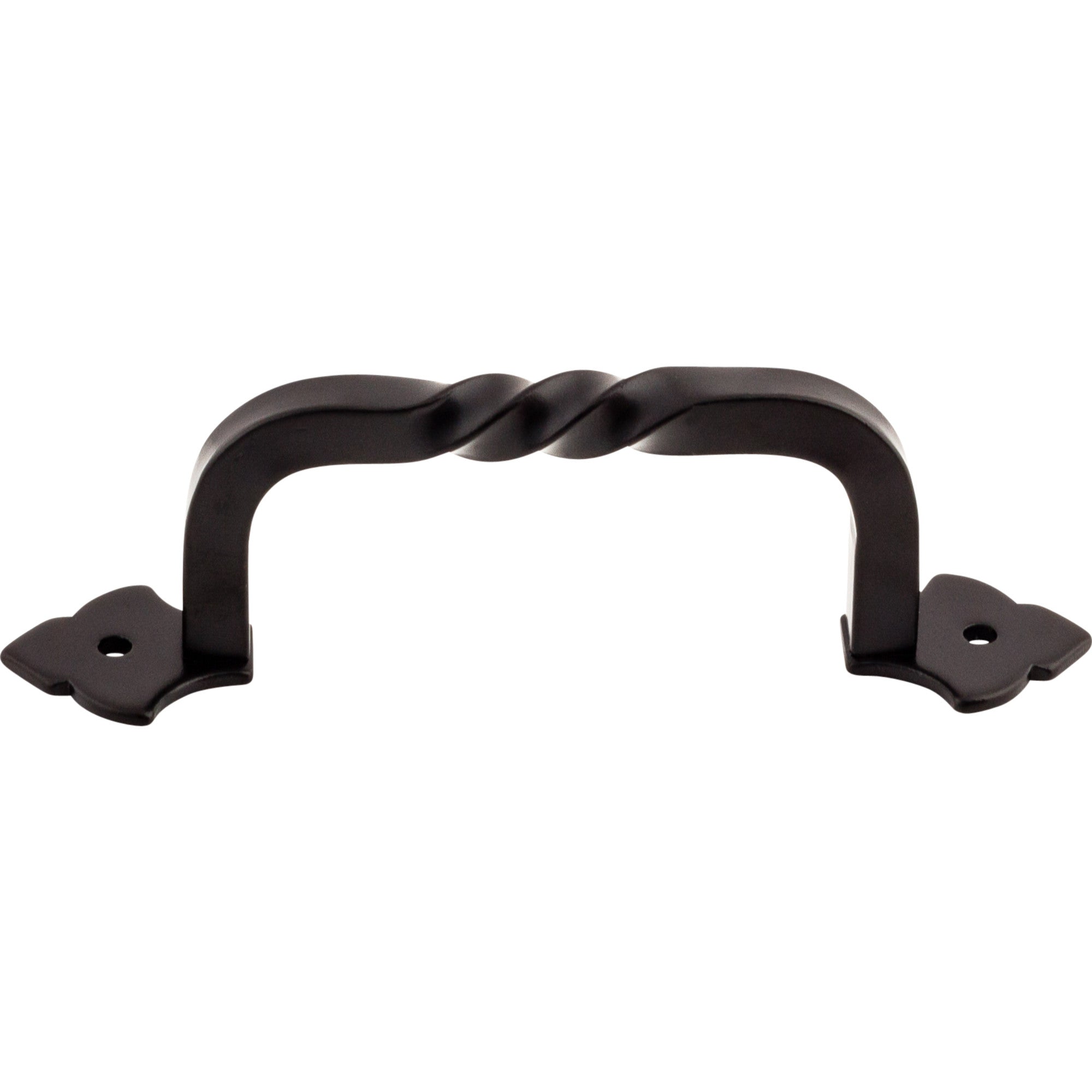 Worldwide Flooring Design Center Fixed Norman Crest Pull 4 Inch (c-c) Patina Black Fixed Norman Crest Pull 4 Inch (c-c) Patina Black Top Knobs Decorative Hardware