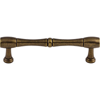 Worldwide Flooring Design Center Nouveau Bamboo Pull 3 3/4 Inch (c-c) German Bronze Nouveau Bamboo Pull 3 3/4 Inch (c-c) German Bronze Top Knobs Decorative Hardware