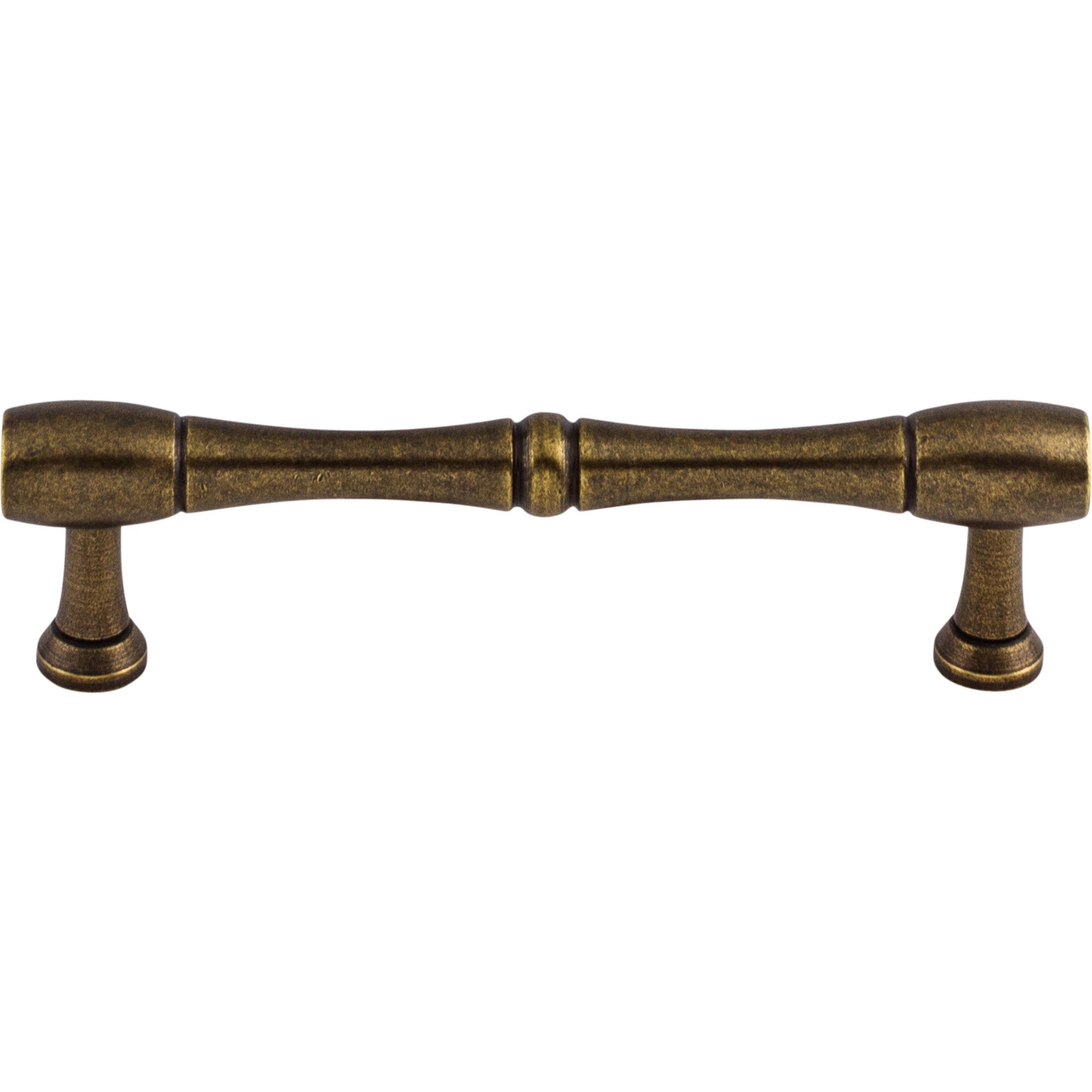 Worldwide Flooring Design Center Nouveau Bamboo Pull 3 3/4 Inch (c-c) German Bronze Nouveau Bamboo Pull 3 3/4 Inch (c-c) German Bronze Top Knobs Decorative Hardware