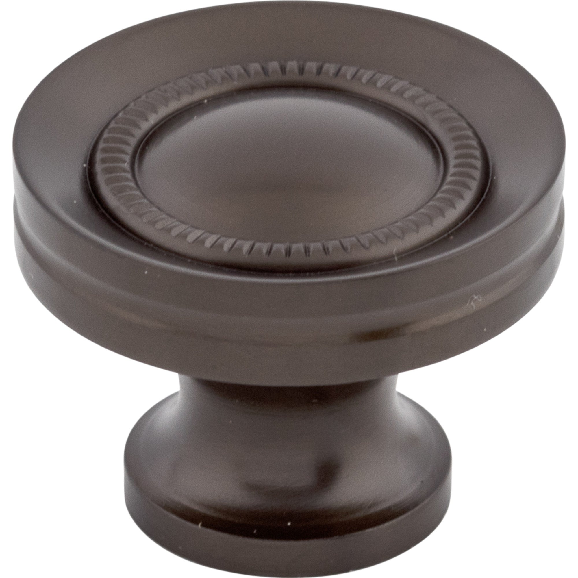 Worldwide Flooring Design Center Button Faced Knob 1 1/4 Inch Oil Rubbed Bronze Button Faced Knob 1 1/4 Inch Oil Rubbed Bronze Top Knobs Decorative Hardware