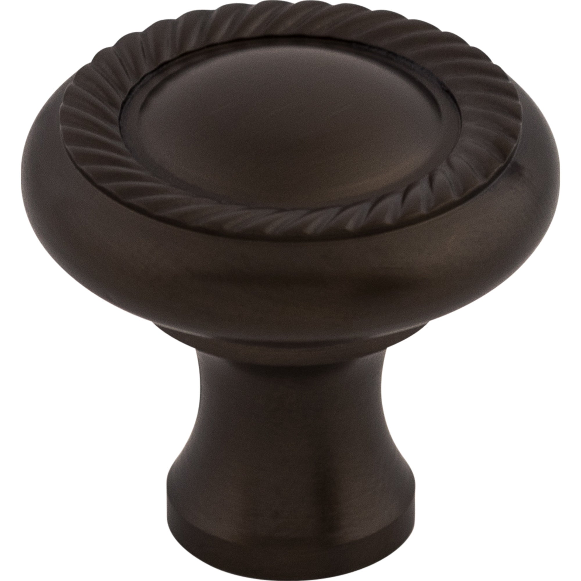 Worldwide Flooring Design Center Swirl Cut Knob 1 1/4 Inch Oil Rubbed Bronze Swirl Cut Knob 1 1/4 Inch Oil Rubbed Bronze Top Knobs Decorative Hardware